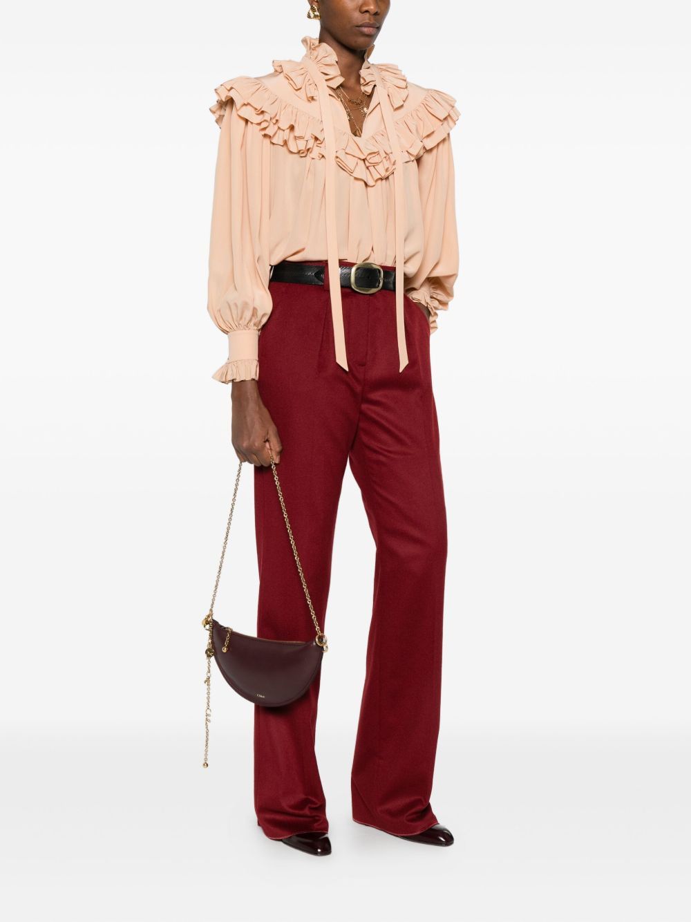 Chloe "CHLOÉ ICONS" LEATHER CROSSBODY BAG Size ONE SIZE - 3 Thumbnail