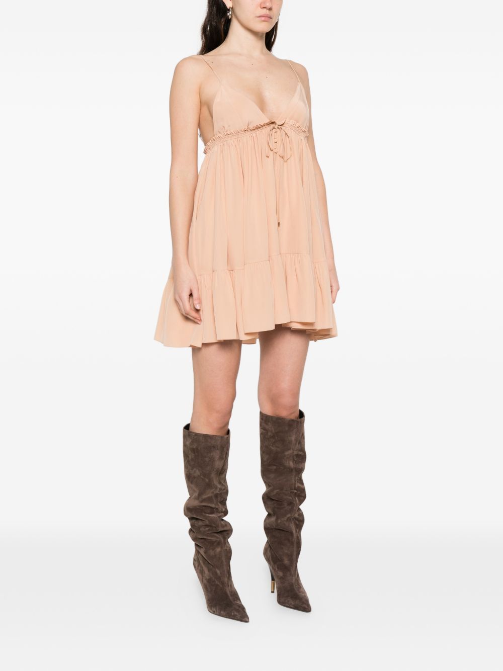 Chloe SILK MINI DRESS Size XS / US 0-2 / IT 36-38 - 3 Thumbnail