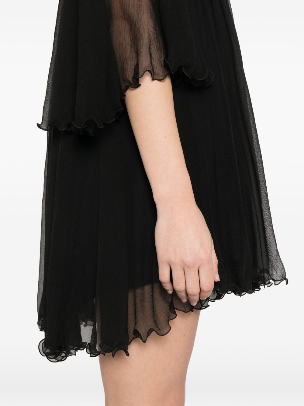 Chloe SILK MINI DRESS Size S / US 4 / IT 40 - 2 Thumbnail