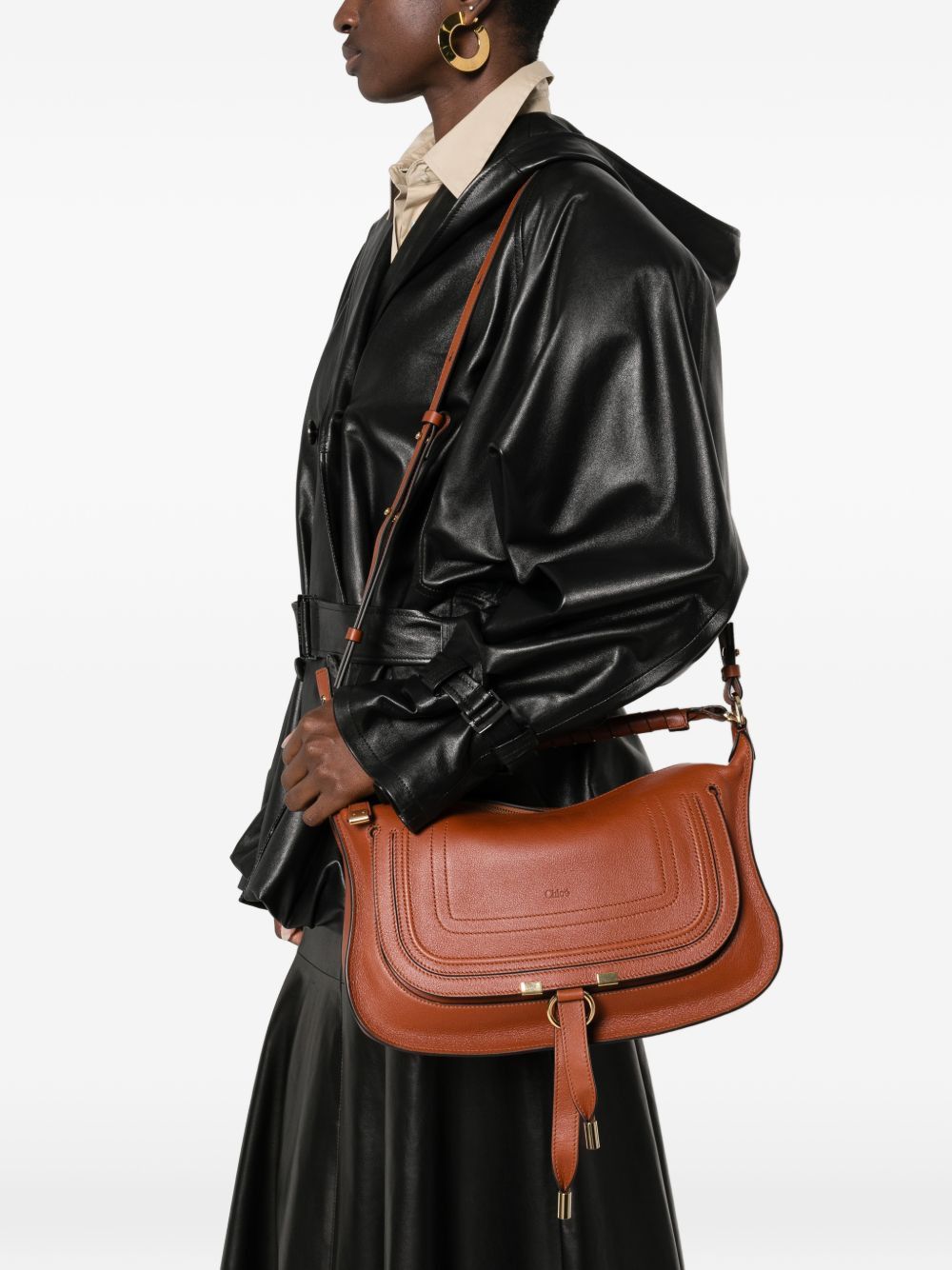 Chloe MARCIE LEATHER SHOULDER BAG Size ONE SIZE - 3 Thumbnail