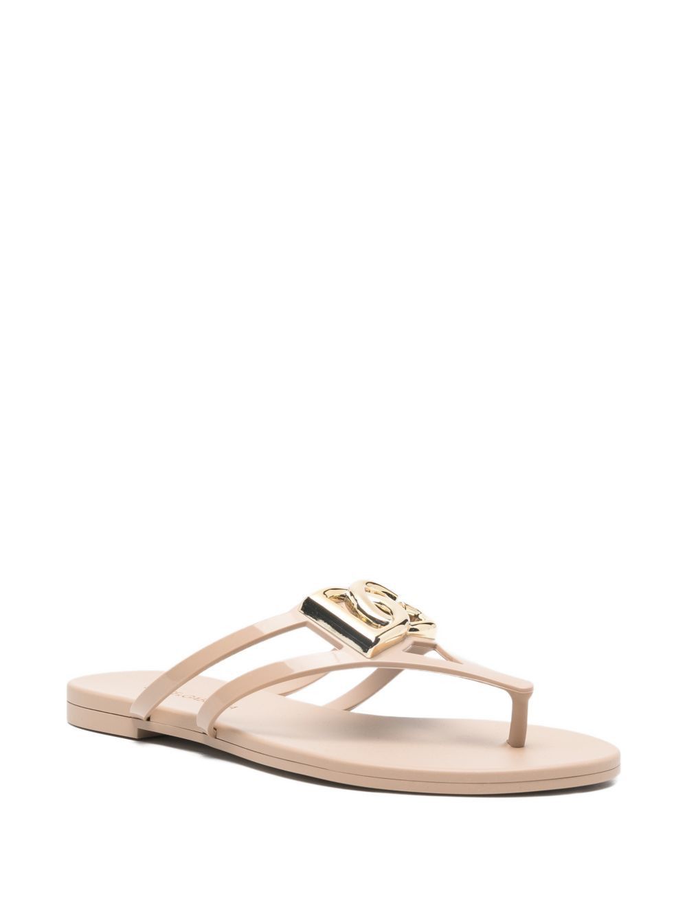 Dolce & Gabbana DG LOGO THONG SANDALS Size US 6 / IT 36 - 4 Thumbnail