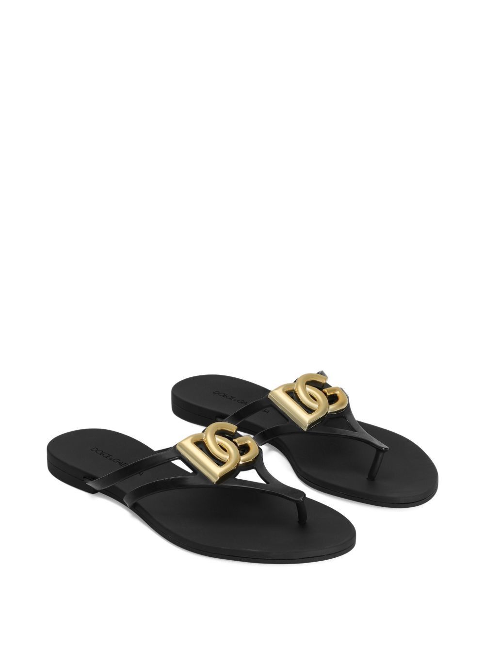 Dolce & Gabbana DG LOGO THONG SANDALS Size US 6 / IT 36 - 3 Thumbnail