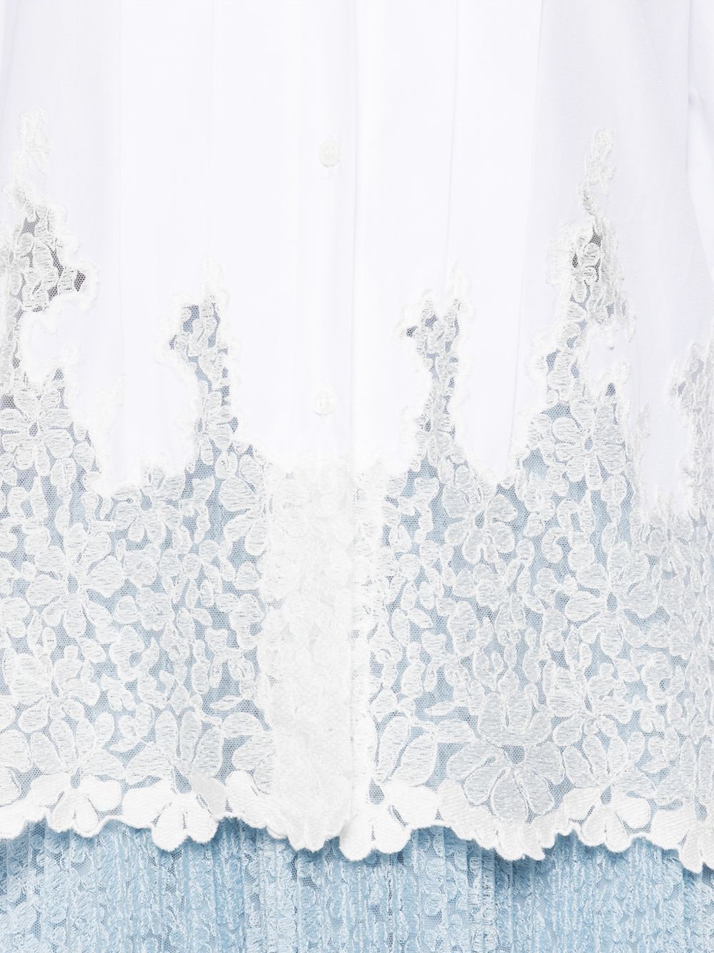 Ermanno Scervino COTTON EMBROIDERED SHIRT Size S / US 4 / IT 40 - 2 Thumbnail
