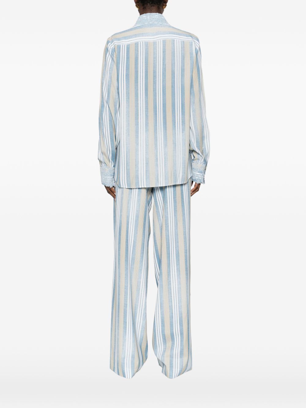 Ermanno Scervino STRIPED SHIRT Size M / US 6-8 / IT 42-44 - 2 Thumbnail