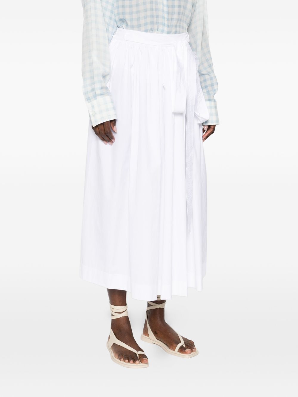 Ermanno Scervino COTTON LONG SKIRT Size 30" / US 8 / IT 44 - 5 Thumbnail