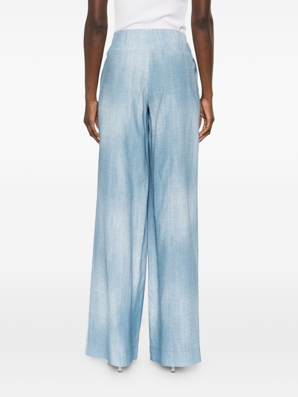 Ermanno Scervino WIDE-LEG TROUSERS Size 27" / US 4 / IT 40 - 3 Thumbnail