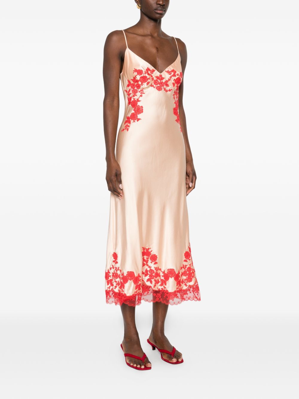Ermanno Scervino EMBROIDERED LONG DRESS Size S / US 4 / IT 40 - 3 Thumbnail