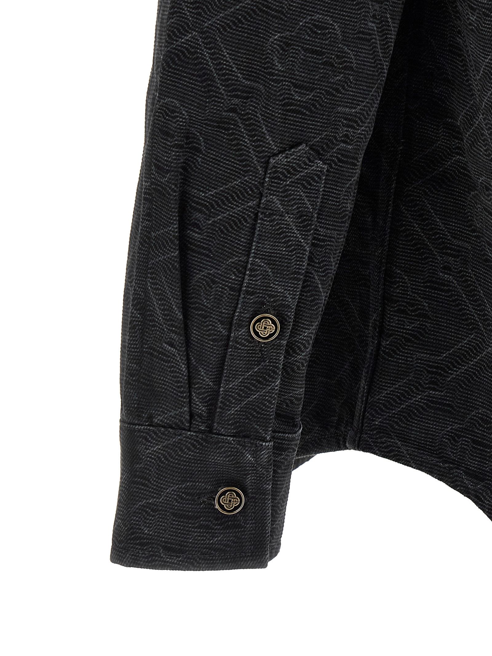 Casablanca 'Laser Monogram Denim' Overshirt Size US XL / EU 56 / 4 - 4 Thumbnail