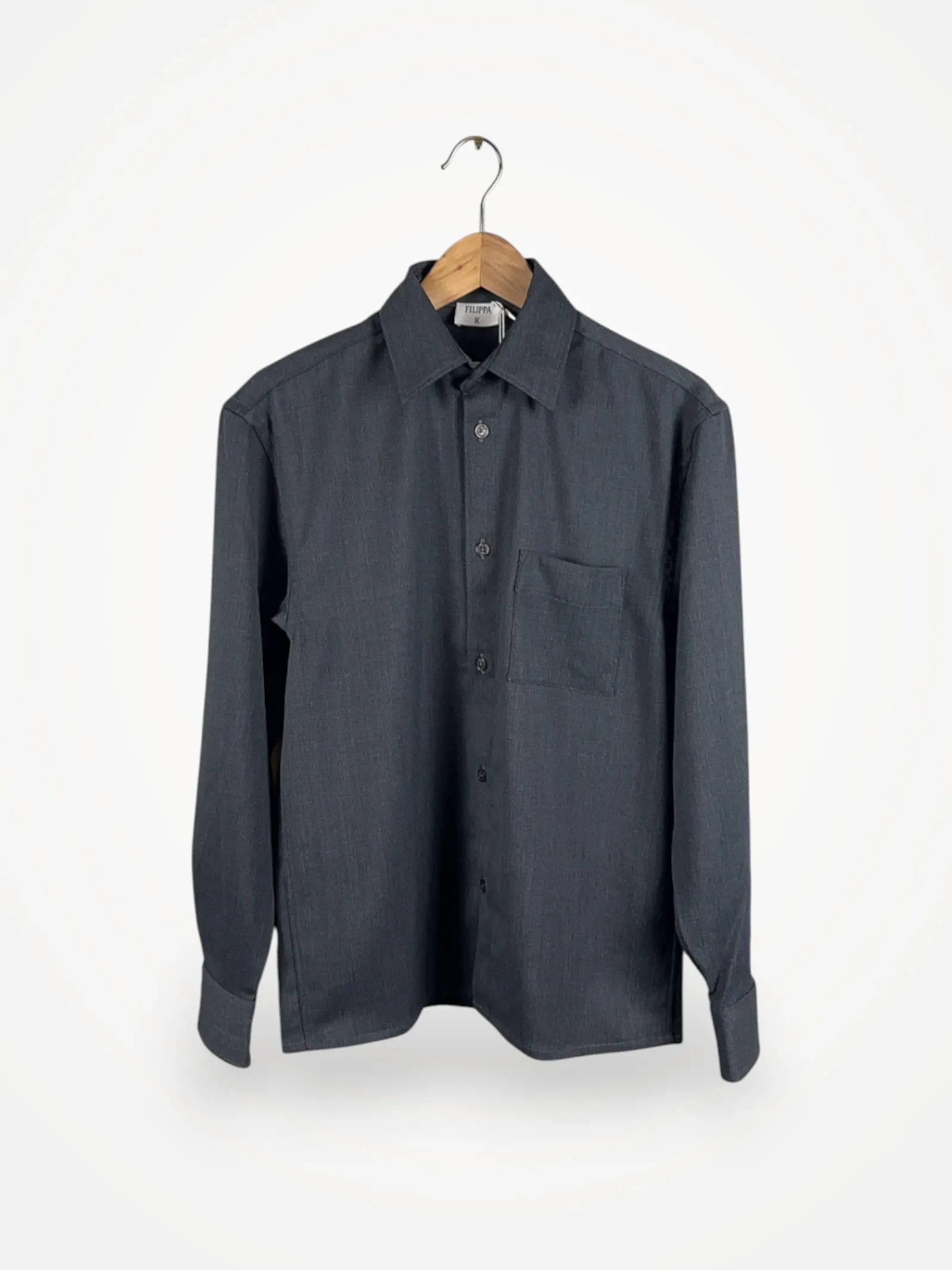 Filippa K Filippa K Wool Twill Shirt Shirt Size XS / US 0-2 / IT 36-38 - 2 Thumbnail