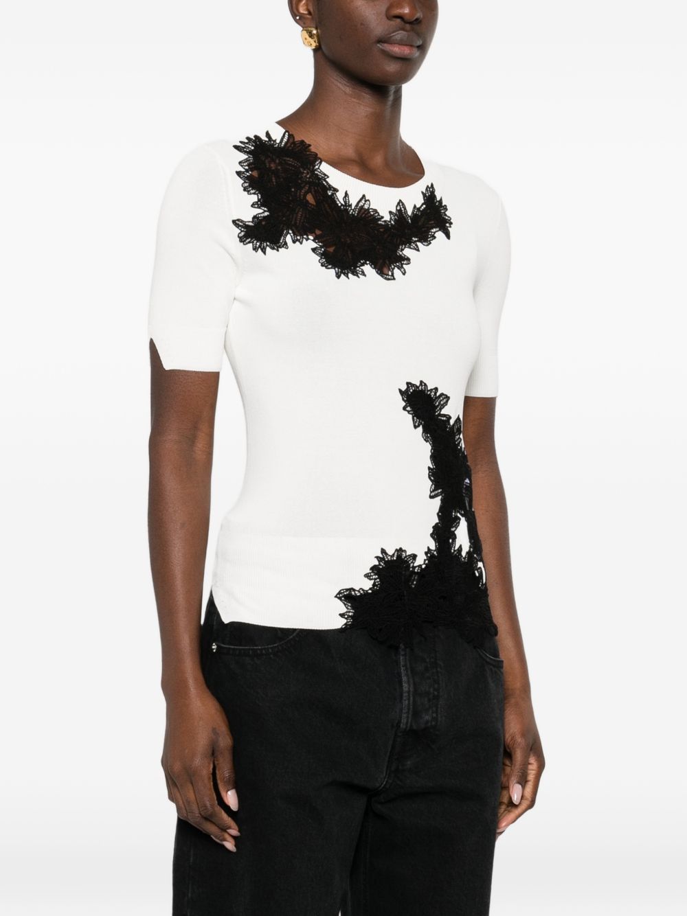 Ermanno Scervino EMBROIDERED TOP Size S / US 4 / IT 40 - 4 Thumbnail