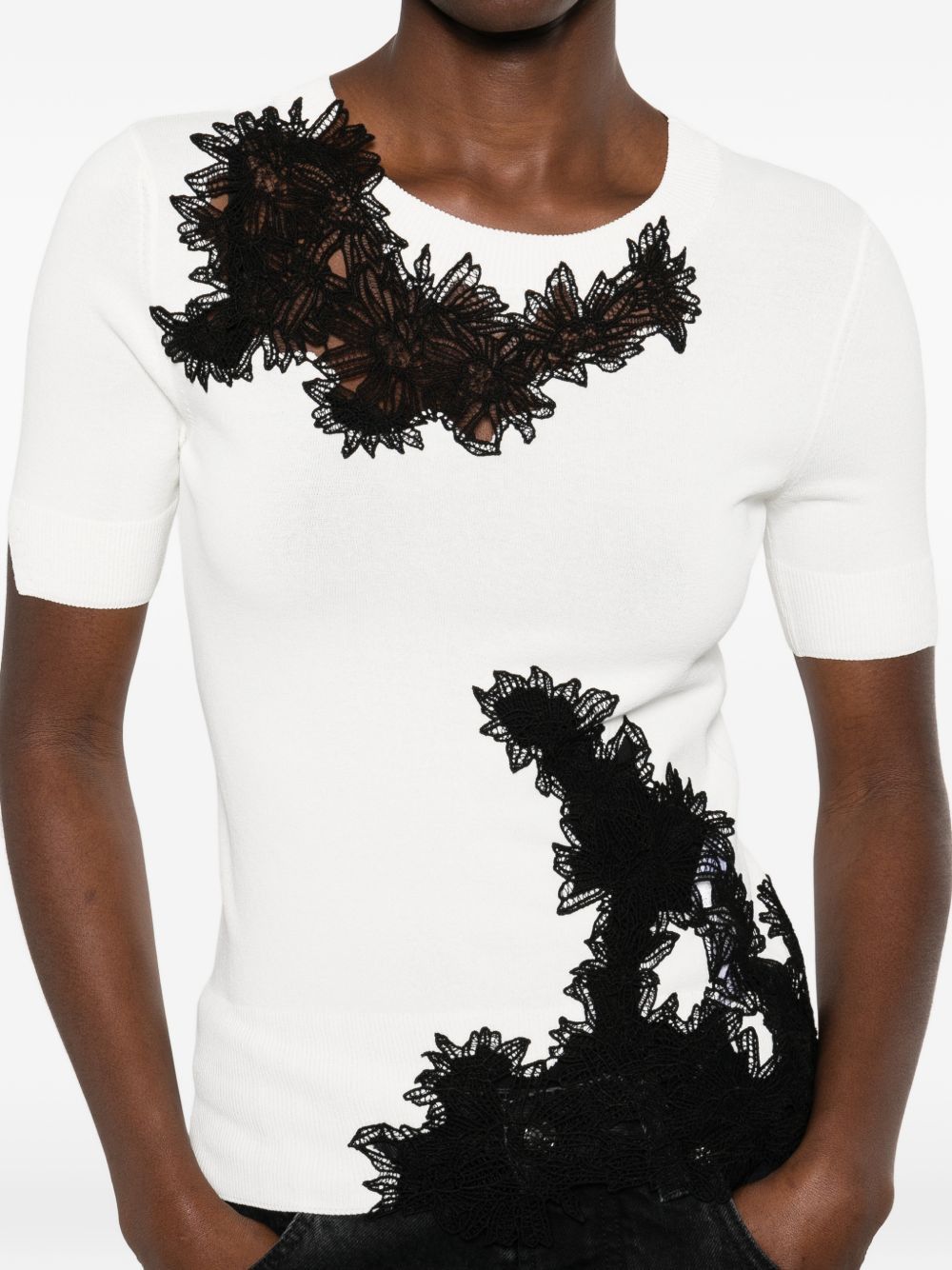 Ermanno Scervino EMBROIDERED TOP Size M / US 6-8 / IT 42-44 - 3 Thumbnail