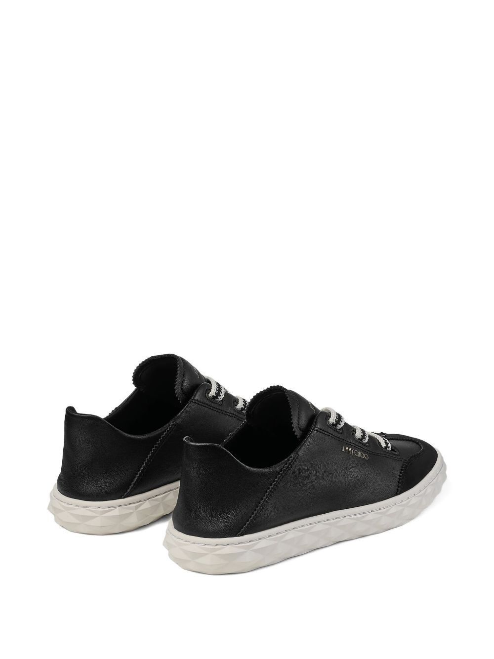 Jimmy Choo DIAMOND LIGHT LEATHER SNEAKERS Size US 7 / IT 37 - 2 Thumbnail