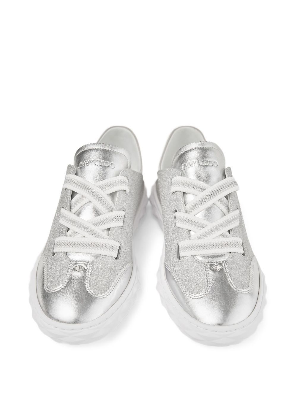 Jimmy Choo DIAMOND LIGHT LEATHER SNEAKERS Size US 9 / IT 39 - 5 Thumbnail