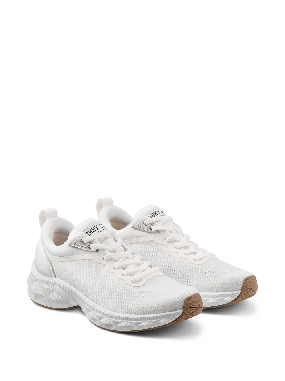 Jimmy Choo DIAMOND RUN LEATHER SNEAKERS Size US 8 / IT 38 - 2 Thumbnail