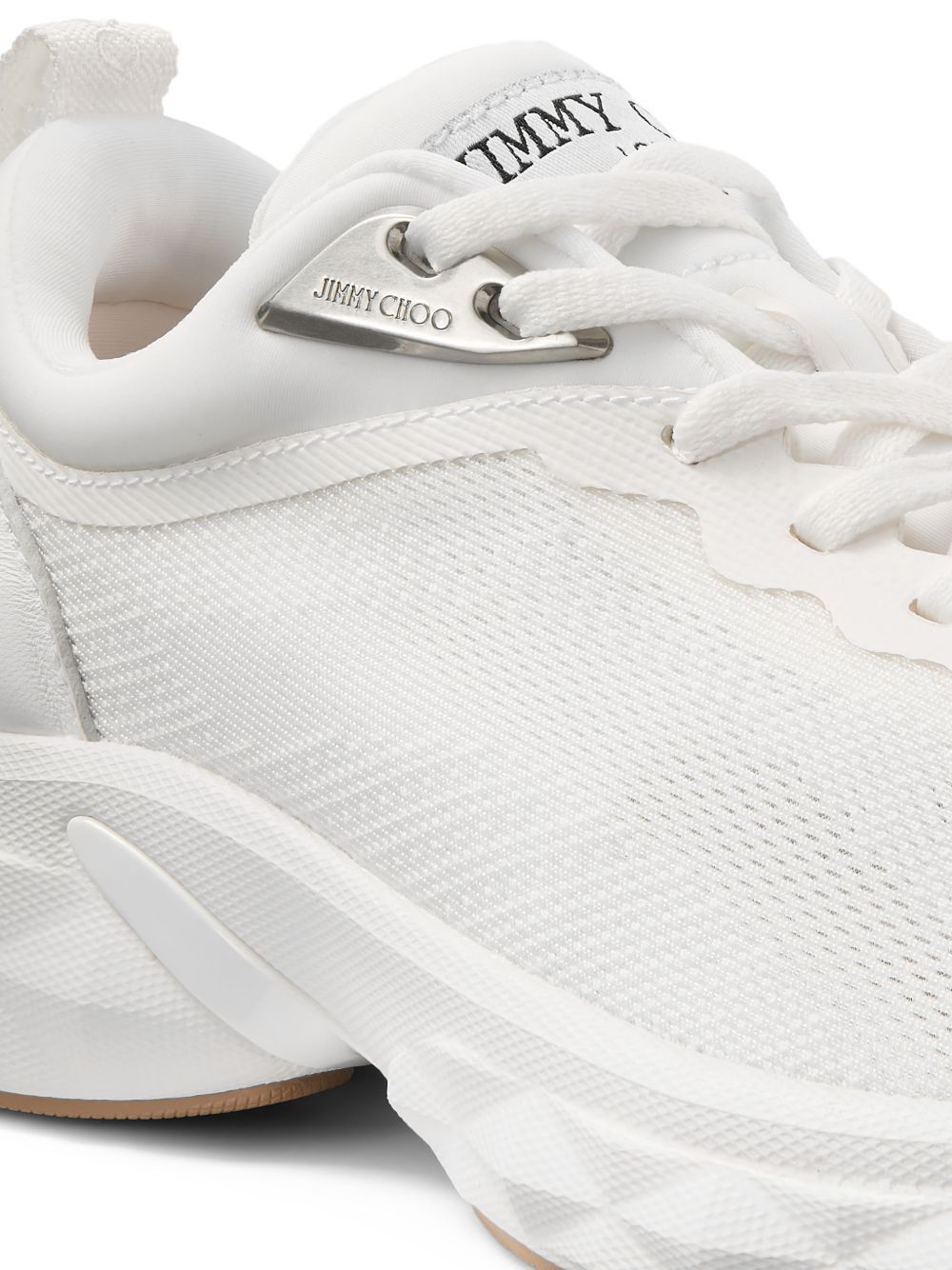 Jimmy Choo DIAMOND RUN LEATHER SNEAKERS Size US 11 / IT 41 - 3 Thumbnail