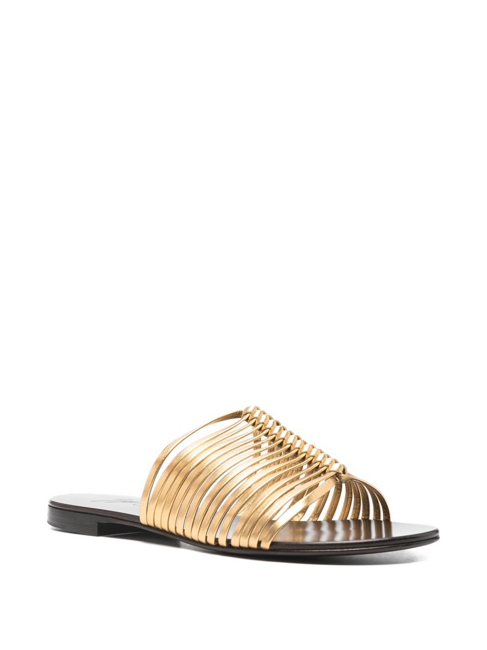Giuseppe Zanotti SAVOIA FLAT SANDALS Size US 7.5 / IT 37.5 - 2 Thumbnail