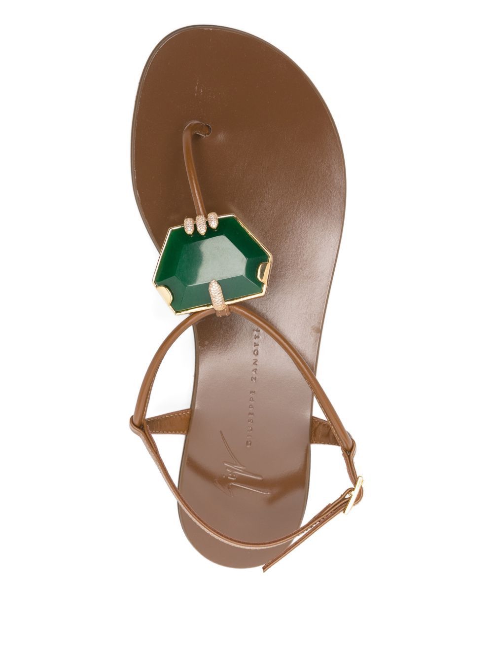 Giuseppe Zanotti ATLANTIDE THONG SANDALS Size US 7 / IT 37 - 3 Thumbnail