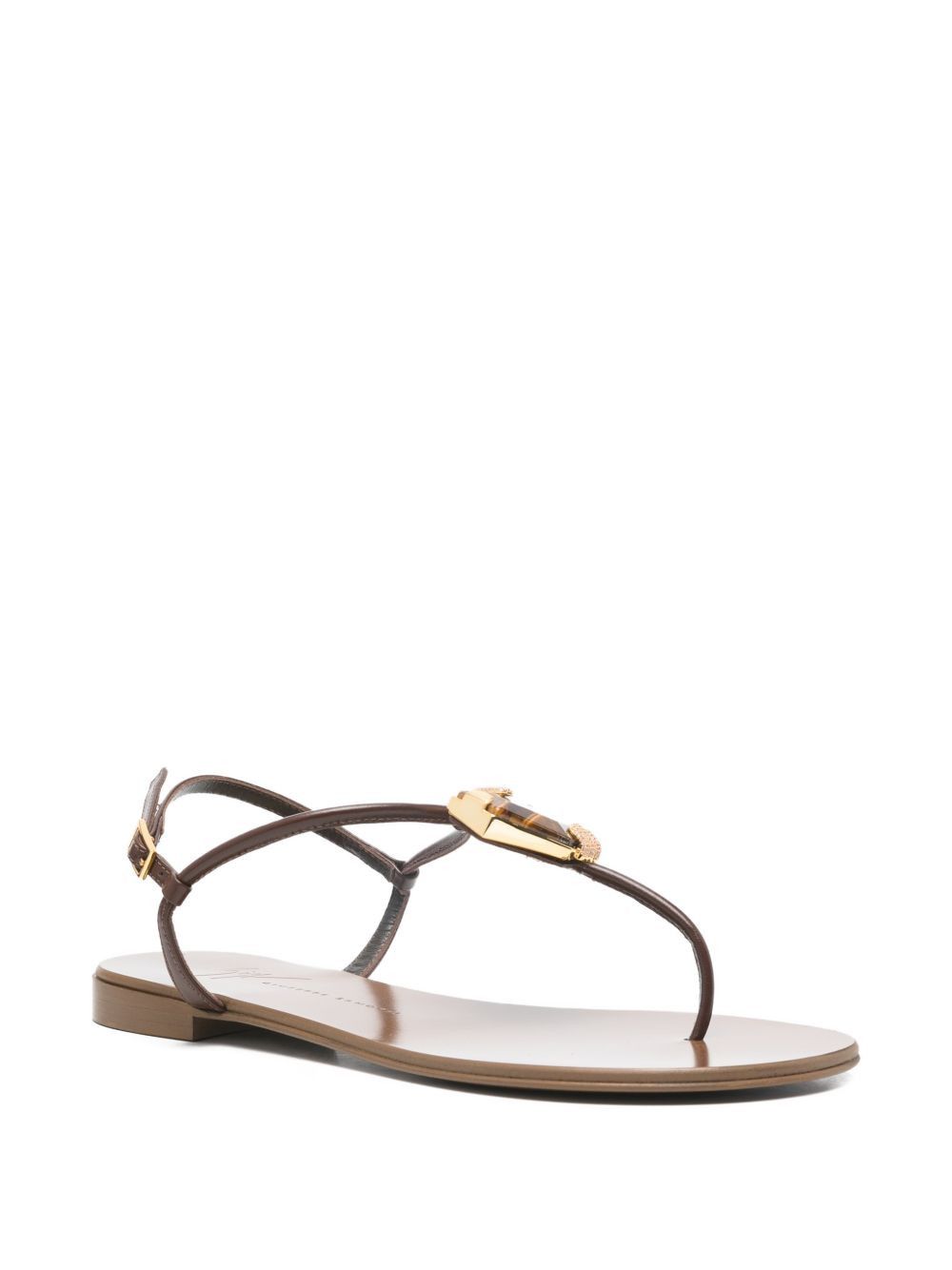 Giuseppe Zanotti ATLANTIDE THONG SANDALS Size US 10 / IT 40 - 4 Thumbnail