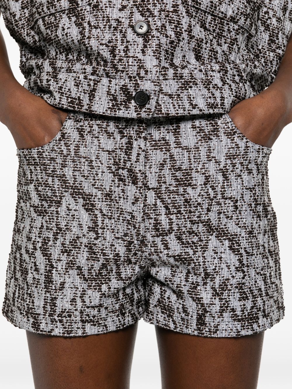 Iro EDELA COTTON BLEND SHORTS Size 25" / US 0 / IT 36 - 4 Thumbnail