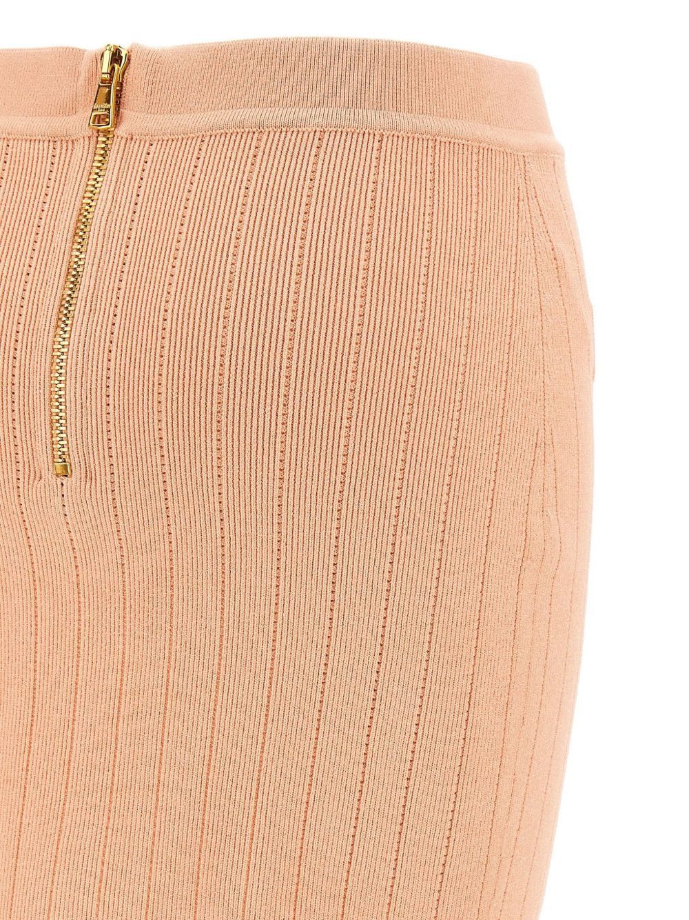 Balmain KNITTED MINI SKIRT Size 27" / US 4 / IT 40 - 4 Thumbnail