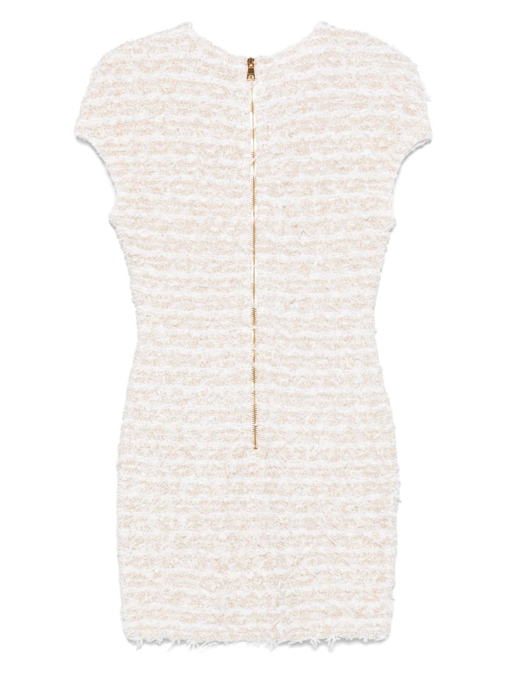 Balmain TWEED MINI DRESS Size S / US 4 / IT 40 - 2 Thumbnail