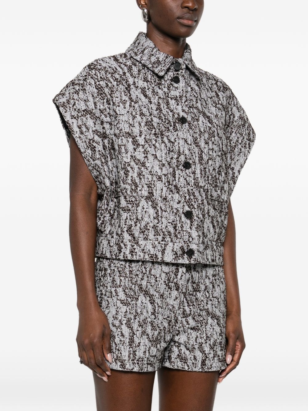 Iro ESTEL COTTON BLEND SHIRT Size XS / US 0-2 / IT 36-38 - 2 Thumbnail