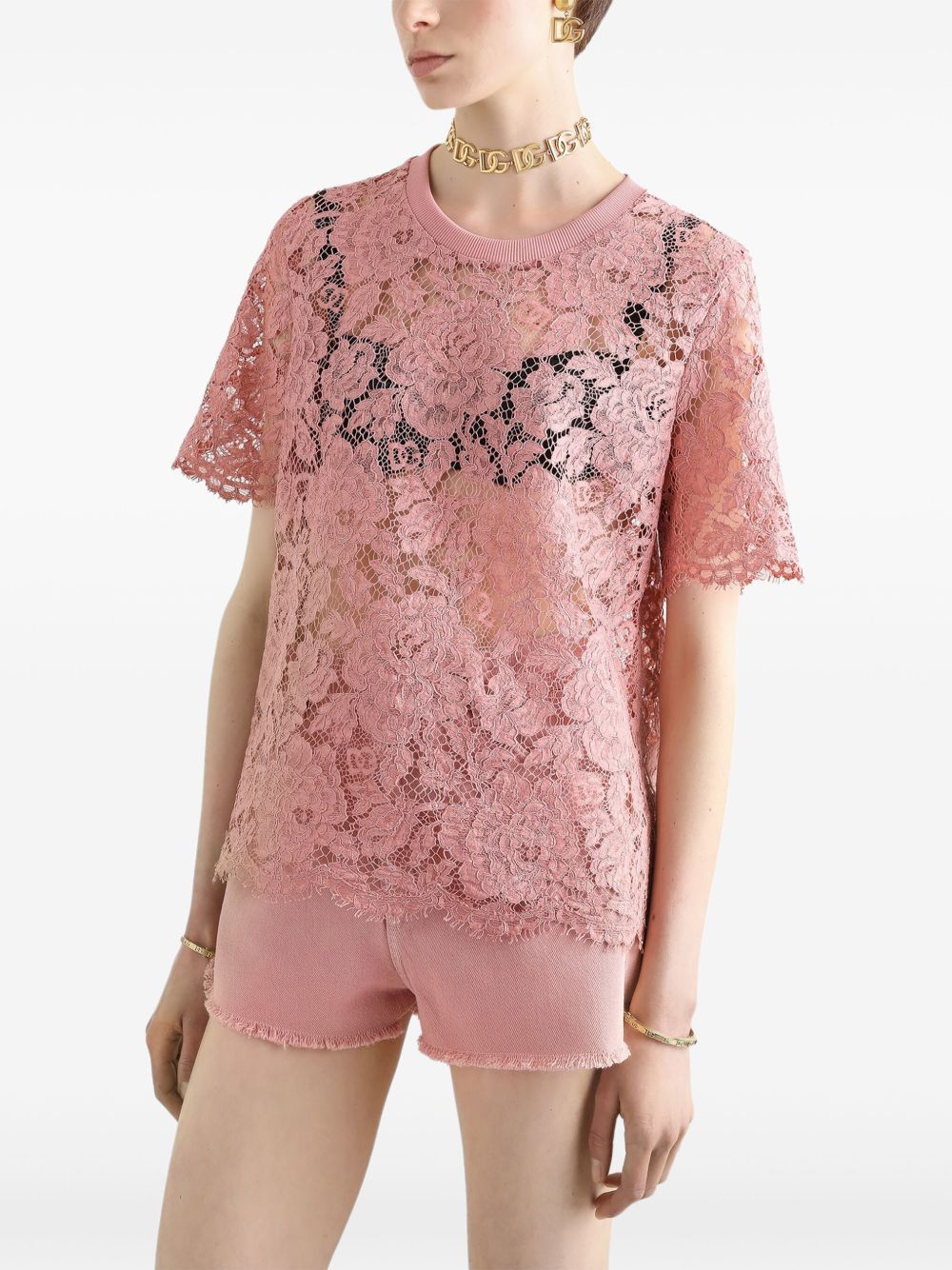 Dolce & Gabbana LACE TOP Size S / US 4 / IT 40 - 4 Thumbnail