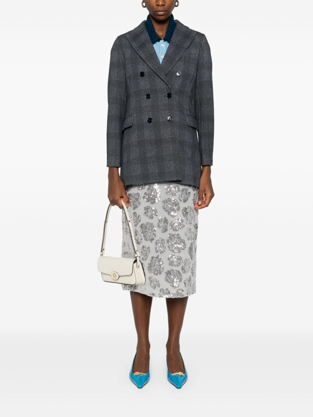 COTTON DOUBLE-BREASTED JACKET