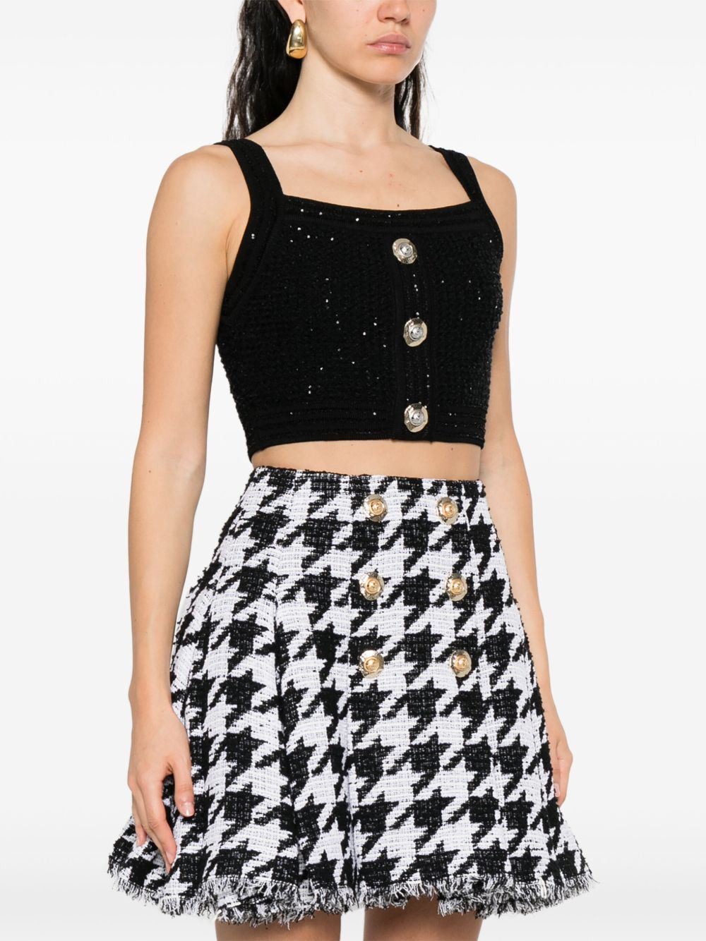 Balmain TWEED TOP Size XS / US 0-2 / IT 36-38 - 4 Thumbnail