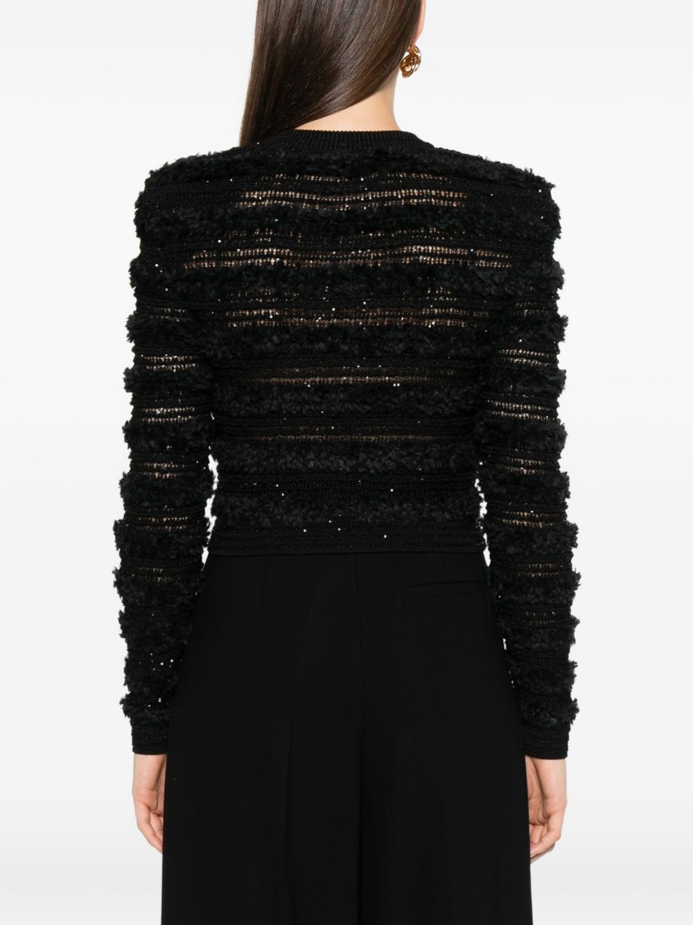 Balmain TWEED CARDIGAN Size XS / US 0-2 / IT 36-38 - 4 Thumbnail