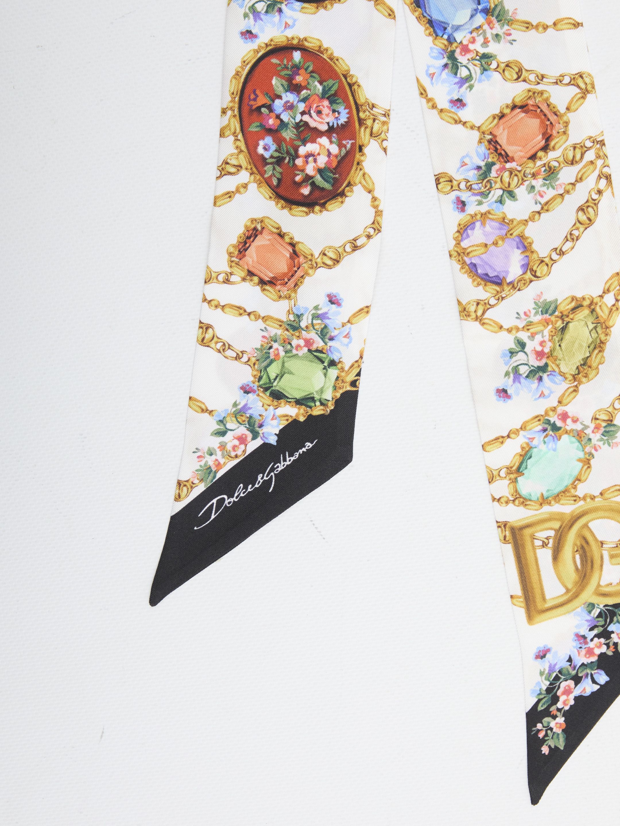 Dolce&Gabbana Silk twill bandeau QT - USA Duties Paid
