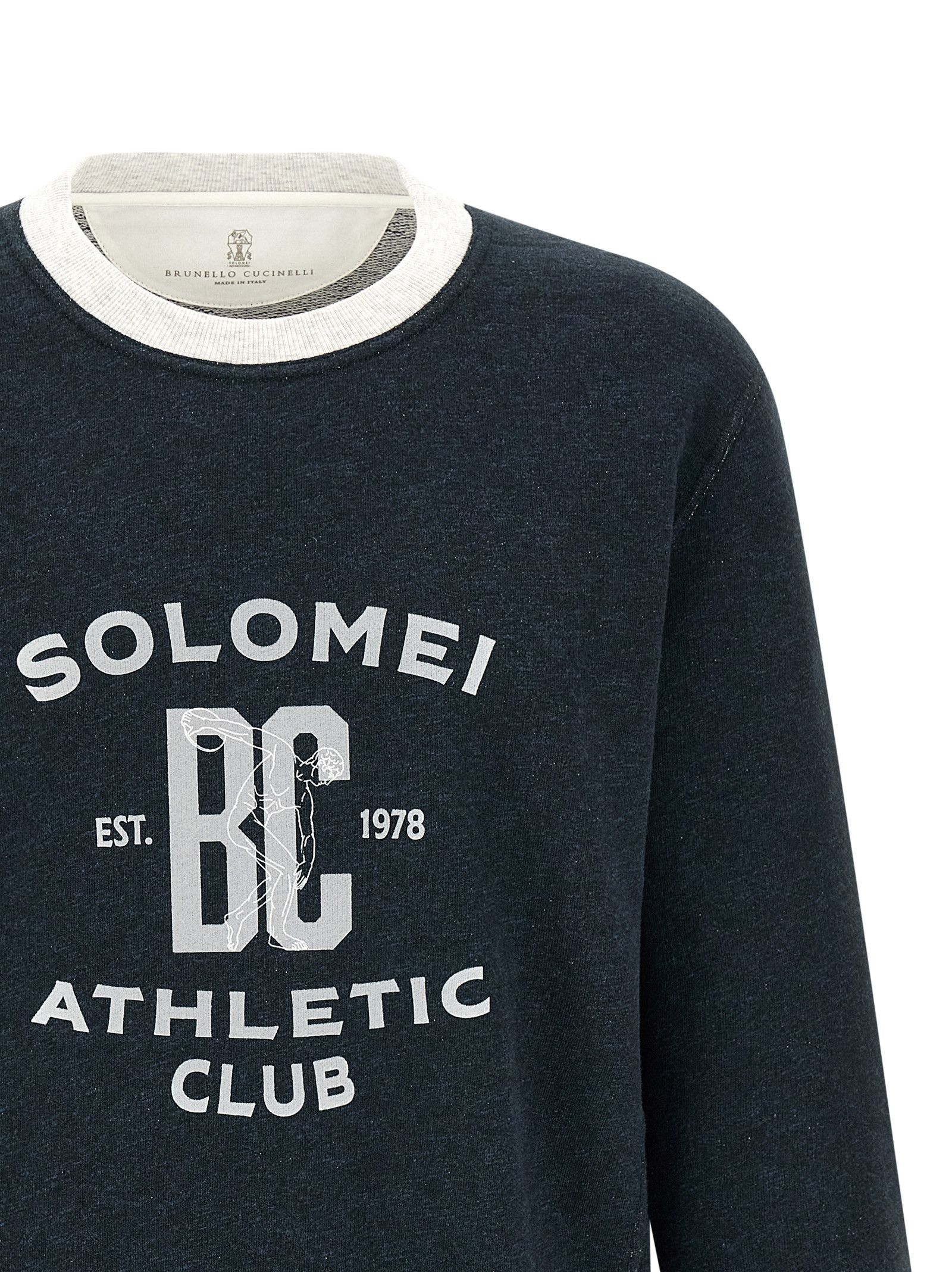 Brunello Cucinelli Cotton And Linen Sweatshirt Size US M / EU 48-50 / 2 - 3 Thumbnail