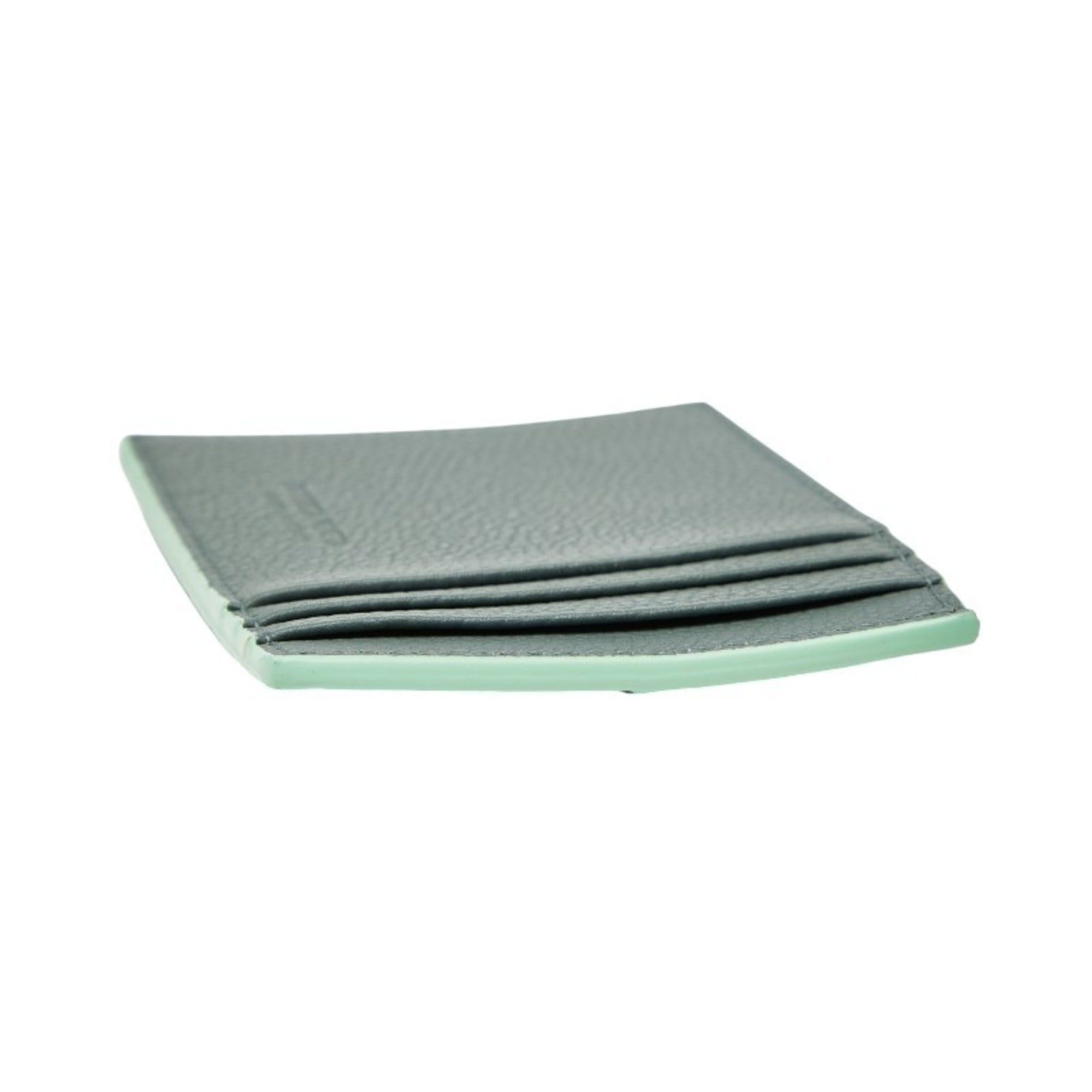 Bottega Veneta Bottega Veneta Maxi Intrecciato Business Card Case/Card Case/Pass Case Light Green Leather Women's BOTTEGA VENETA Size ONE SIZE - 4 Thumbnail