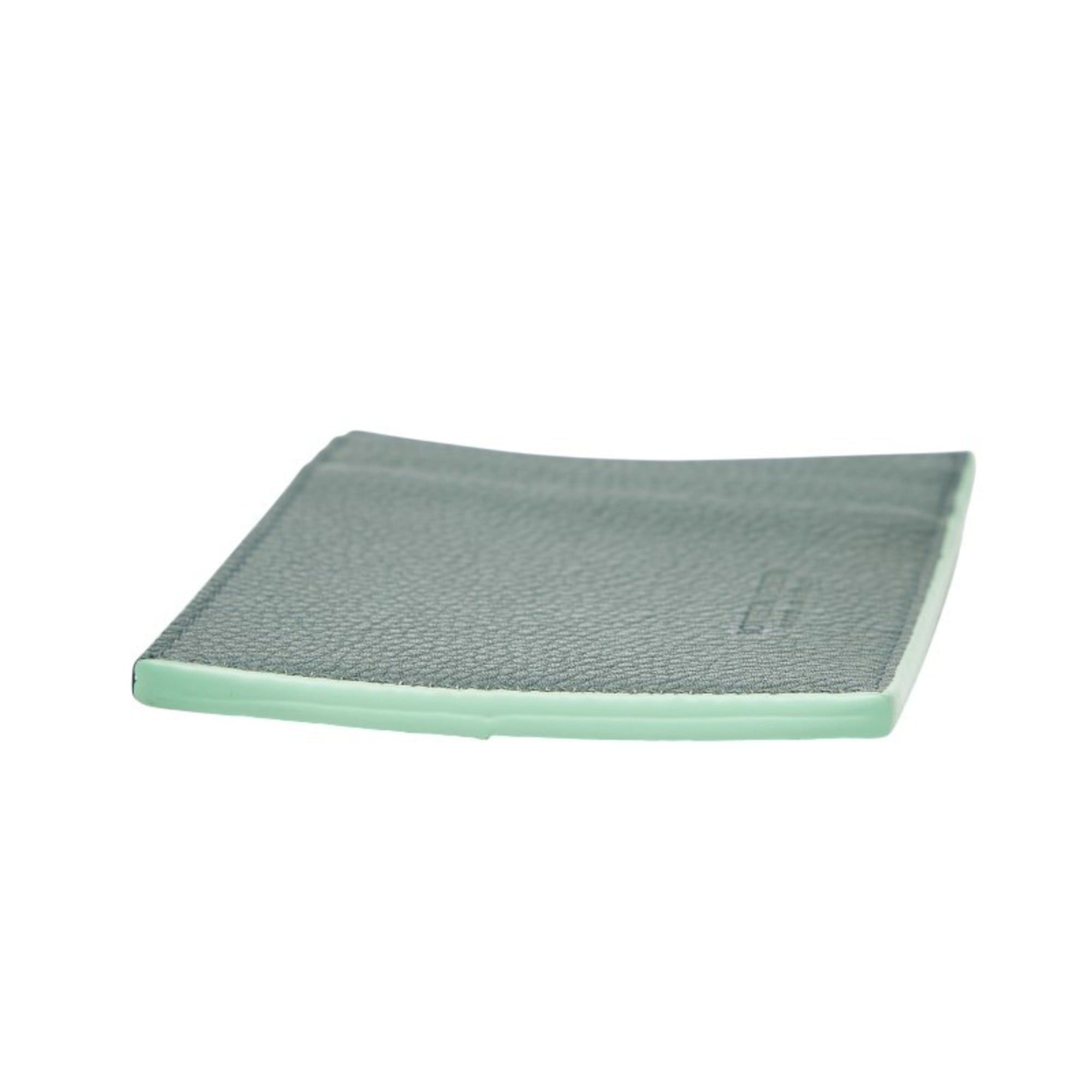 Bottega Veneta Bottega Veneta Maxi Intrecciato Business Card Case/Card Case/Pass Case Light Green Leather Women's BOTTEGA VENETA Size ONE SIZE - 5 Thumbnail