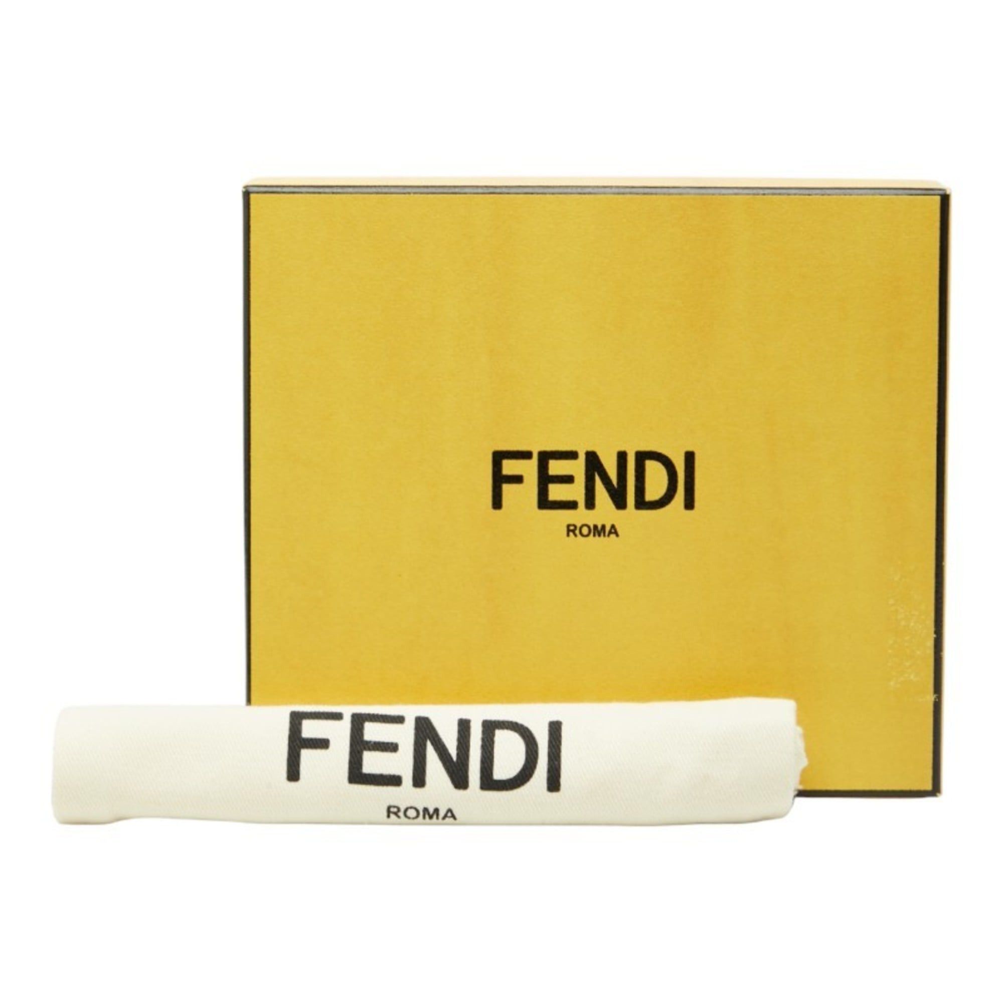 Fendi Fendi Selleria Wallet/Coin Purse 8M0313 Greige Leather Women's FENDI Size ONE SIZE - 10 Thumbnail