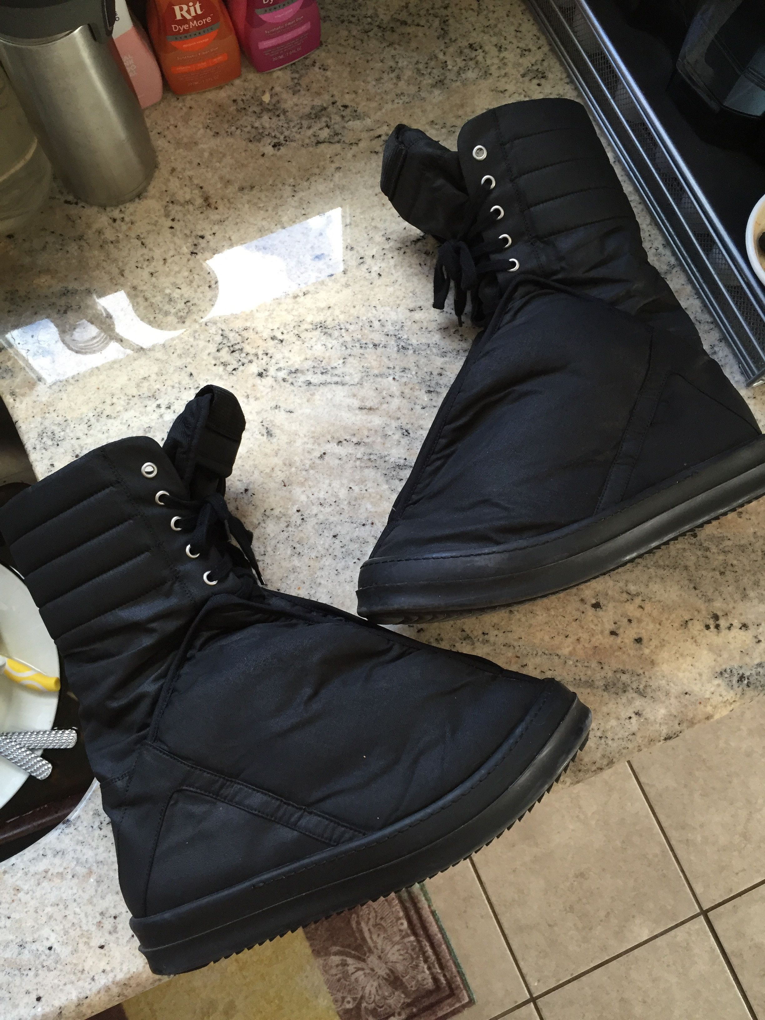 Rick Owens mega hoof dunk