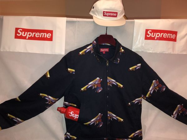 Supreme Supreme Mendini Guns work jacket Navy Small | Grailed