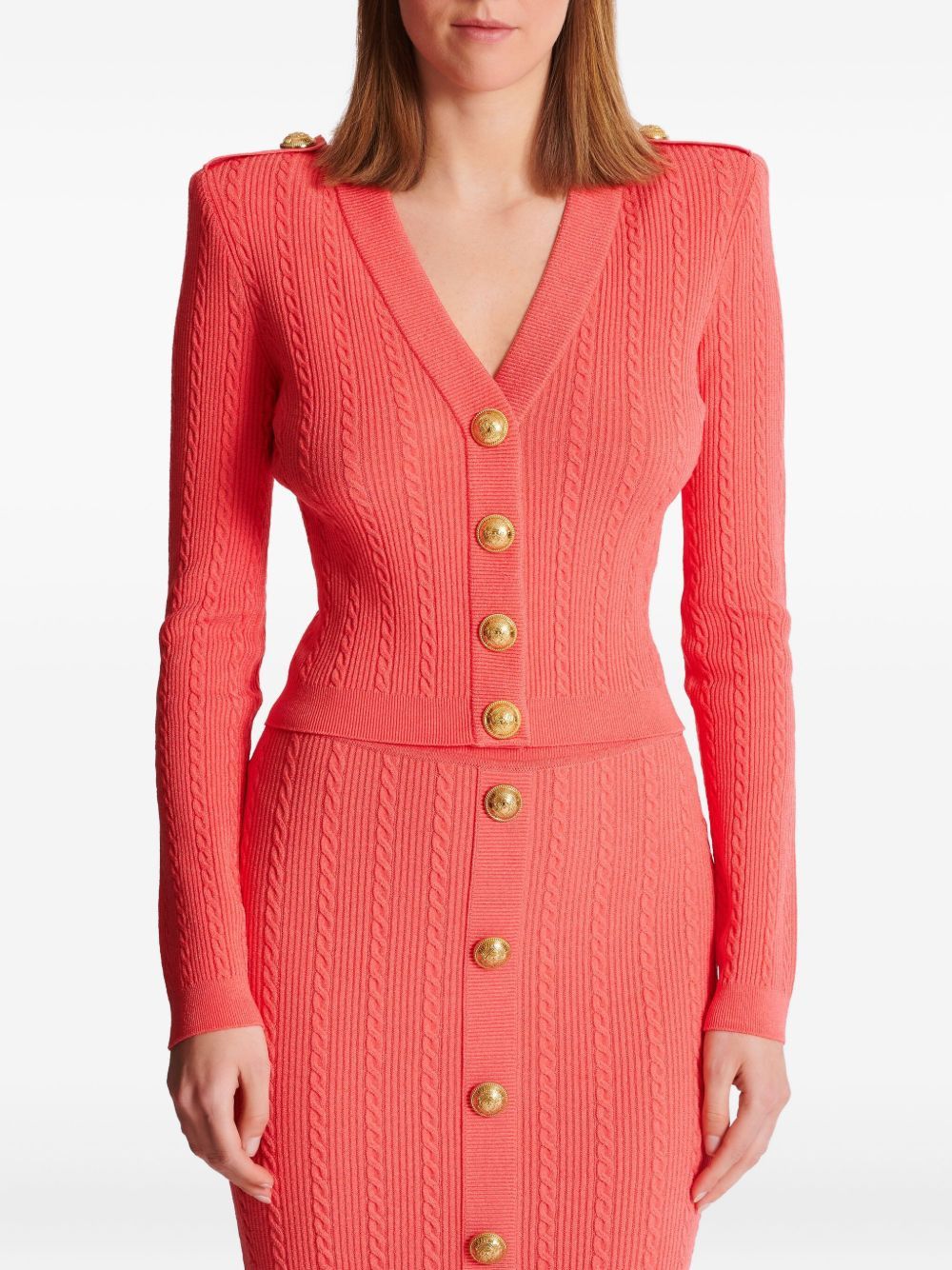 Balmain V-NECKED CARDIGAN Size XS / US 0-2 / IT 36-38 - 2 Thumbnail