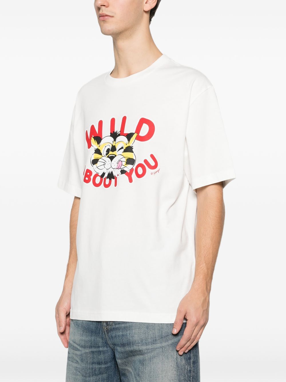 Kenzo WILD TIGER COTTON T-SHIRT Size US XL / EU 56 / 4 - 5 Thumbnail