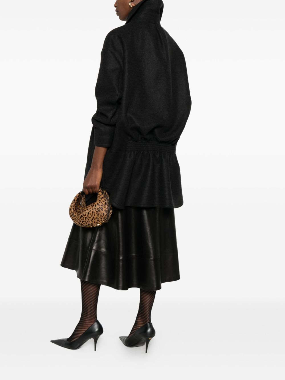Fendi WOOL MIDI COAT Size S / US 4 / IT 40 - 3 Thumbnail