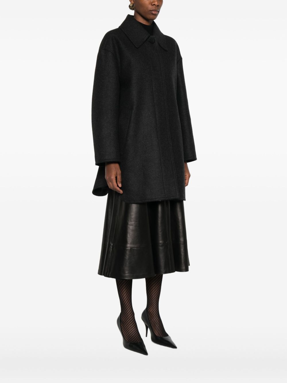 Fendi WOOL MIDI COAT Size S / US 4 / IT 40 - 4 Thumbnail