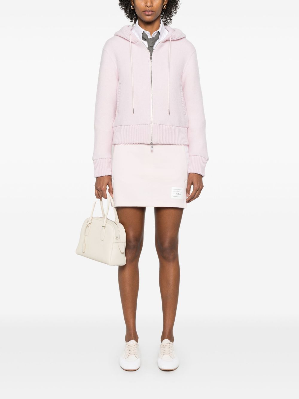 Thom Browne 4BAR COTTON MINI SKIRT Size 27" / US 4 / IT 40 - 5 Thumbnail
