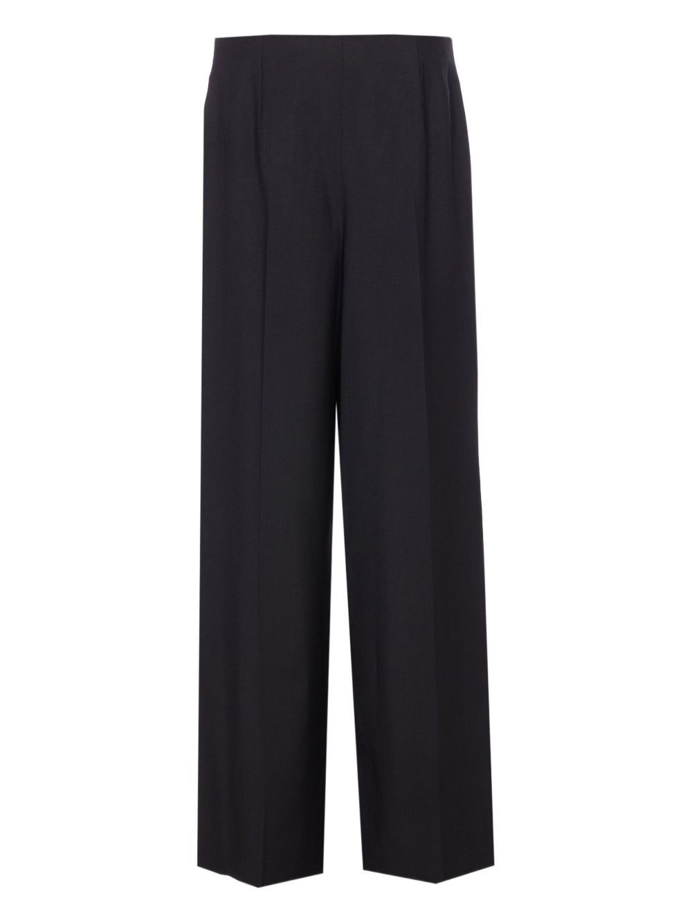 WOOL WIDE-LEG TROUSERS