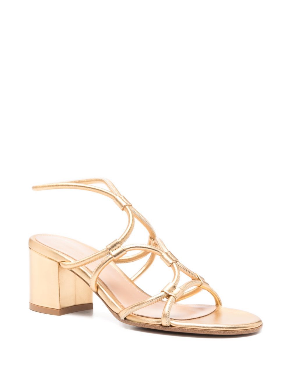 Gianvito Rossi LEATHER HEEL SANDALS Size US 6 / IT 36 - 3 Thumbnail