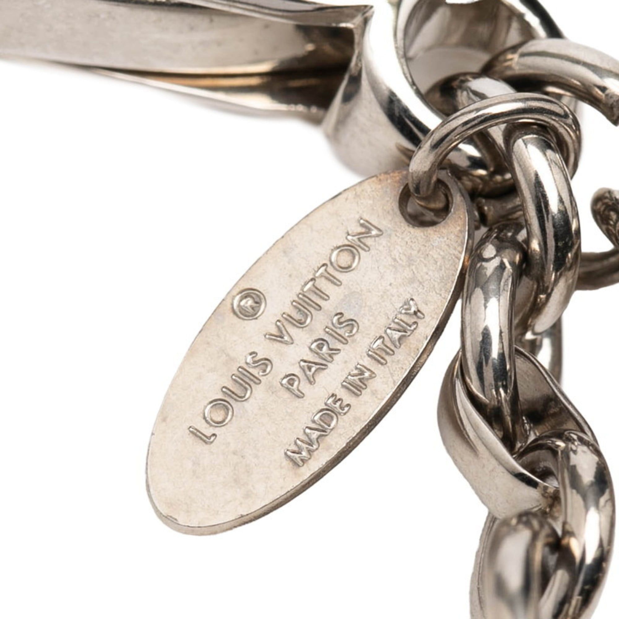 Louis Vuitton Louis Vuitton Limy Bag Charm Keychain M61013 Silver Pink White Metal Women's LOUIS VUITTON Size ONE SIZE - 3 Thumbnail