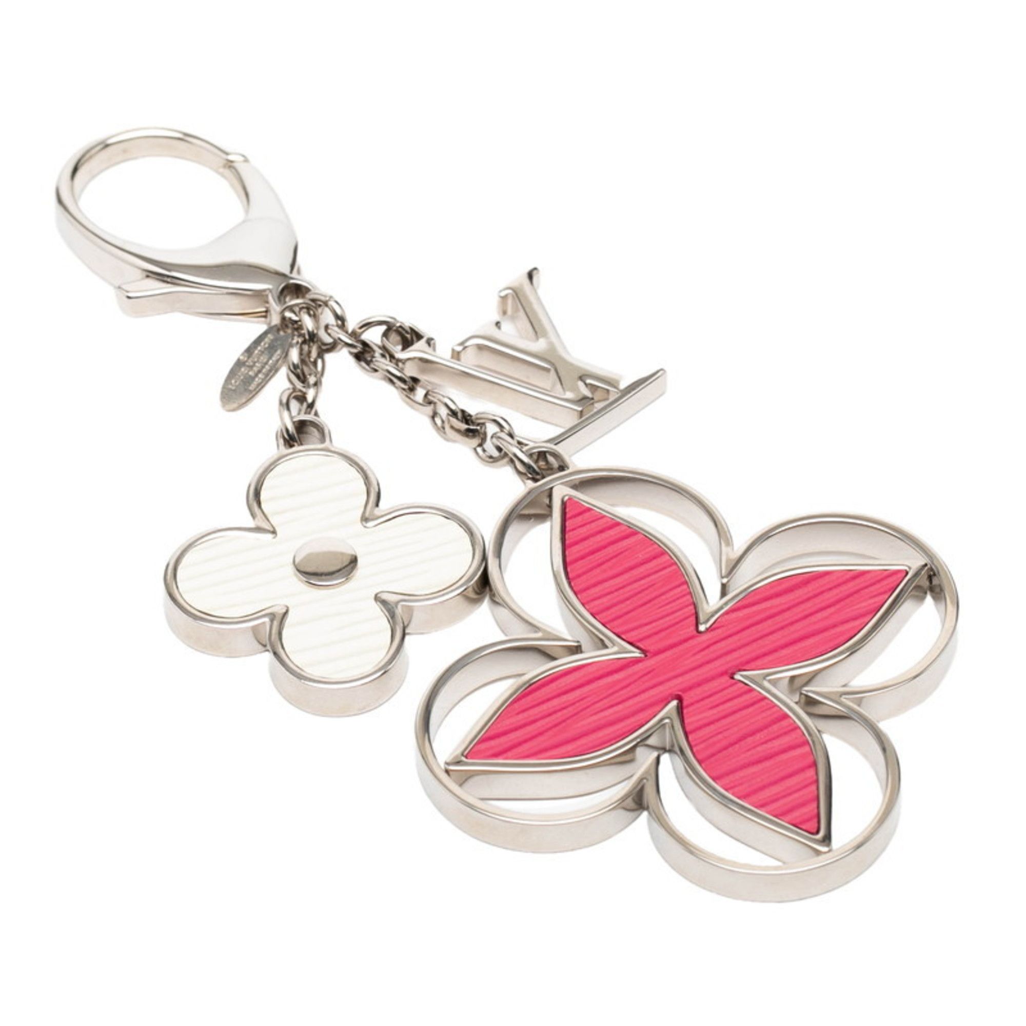Louis Vuitton Louis Vuitton Limy Bag Charm Keychain M61013 Silver Pink White Metal Women's LOUIS VUITTON Size ONE SIZE - 2 Thumbnail