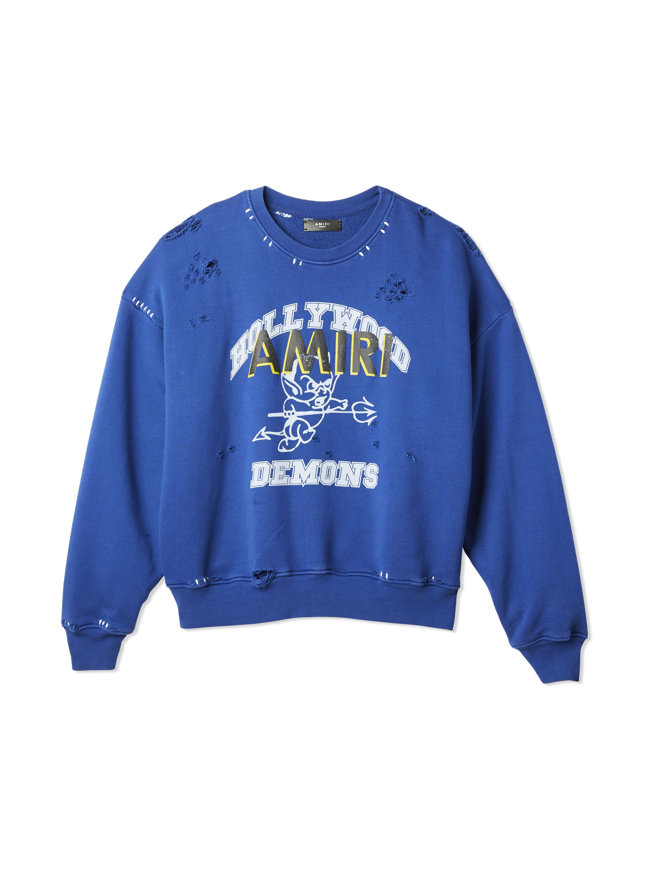 Amiri Hollywood Demons Crewneck Sweatshirt | Grailed