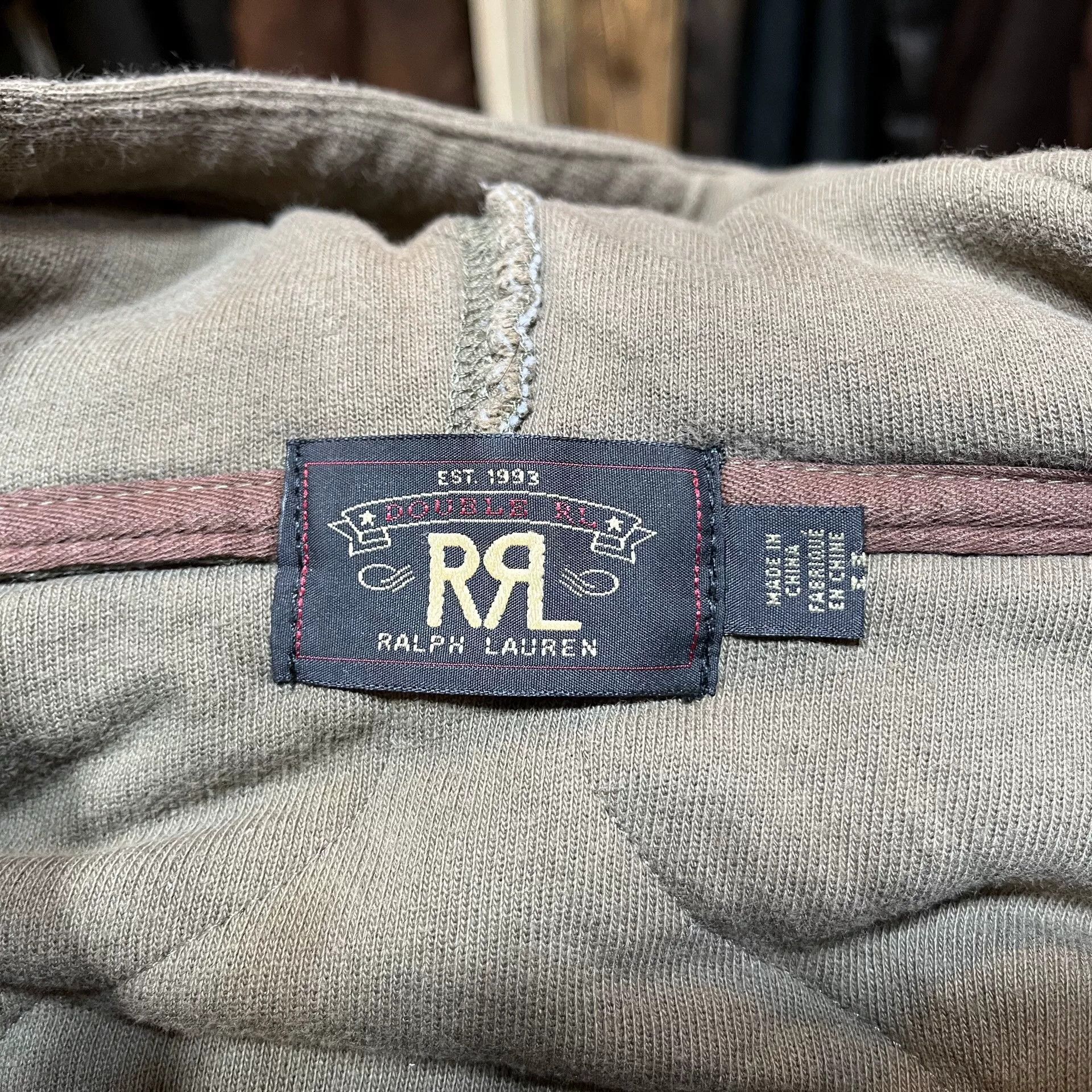 RRL Ralph Lauren RRL Ralph Lauren Quilted Hoodie Size US M / EU 48-50 / 2 - 3 Thumbnail