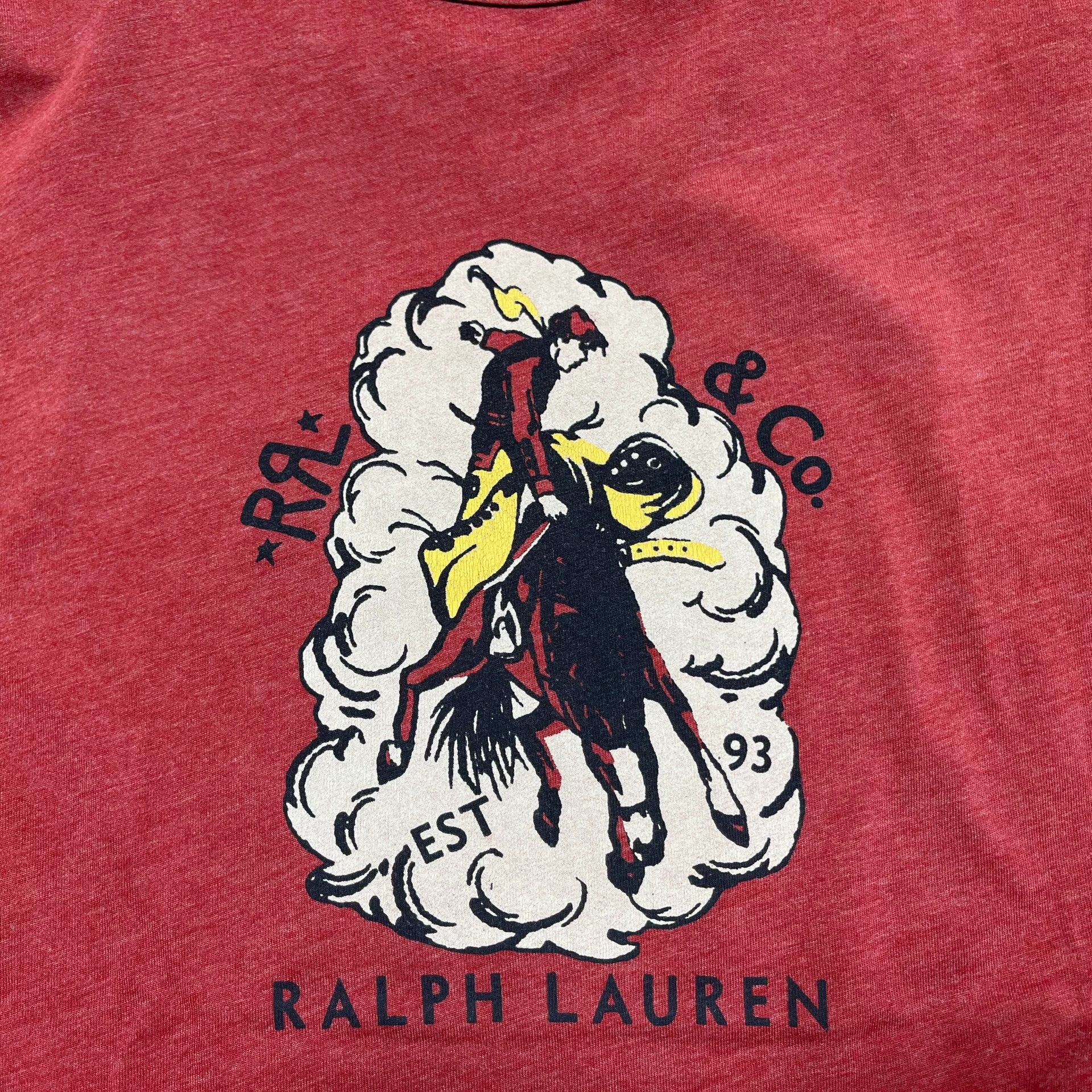 RRL Ralph Lauren RRL Western Cowboy Short Sleeve T-Shirt Size US S / EU 44-46 / 1 - 6 Thumbnail