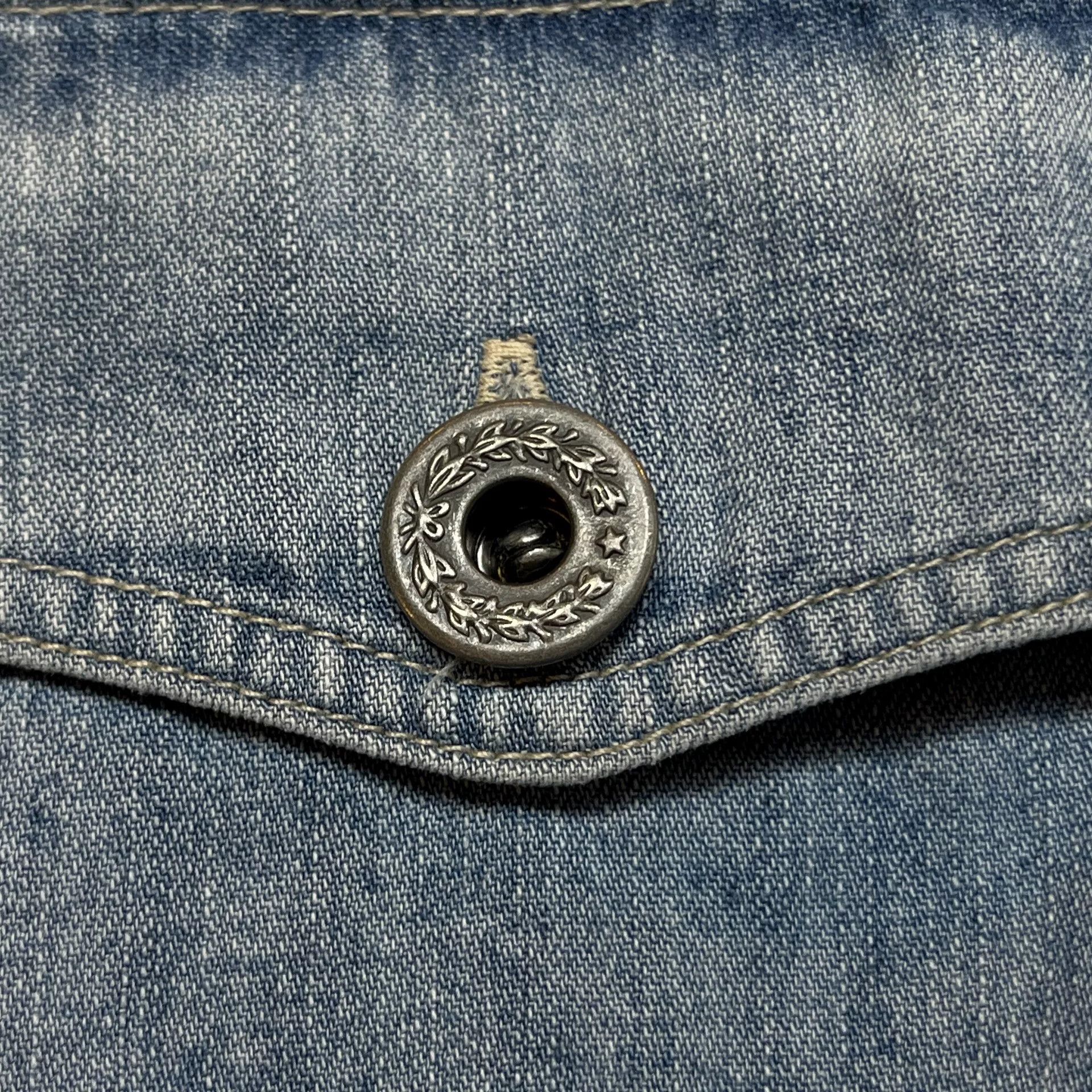 RRL Ralph Lauren RRL Denim Shirt by Ralph Lauren Size US L / EU 52-54 / 3 - 8 Thumbnail